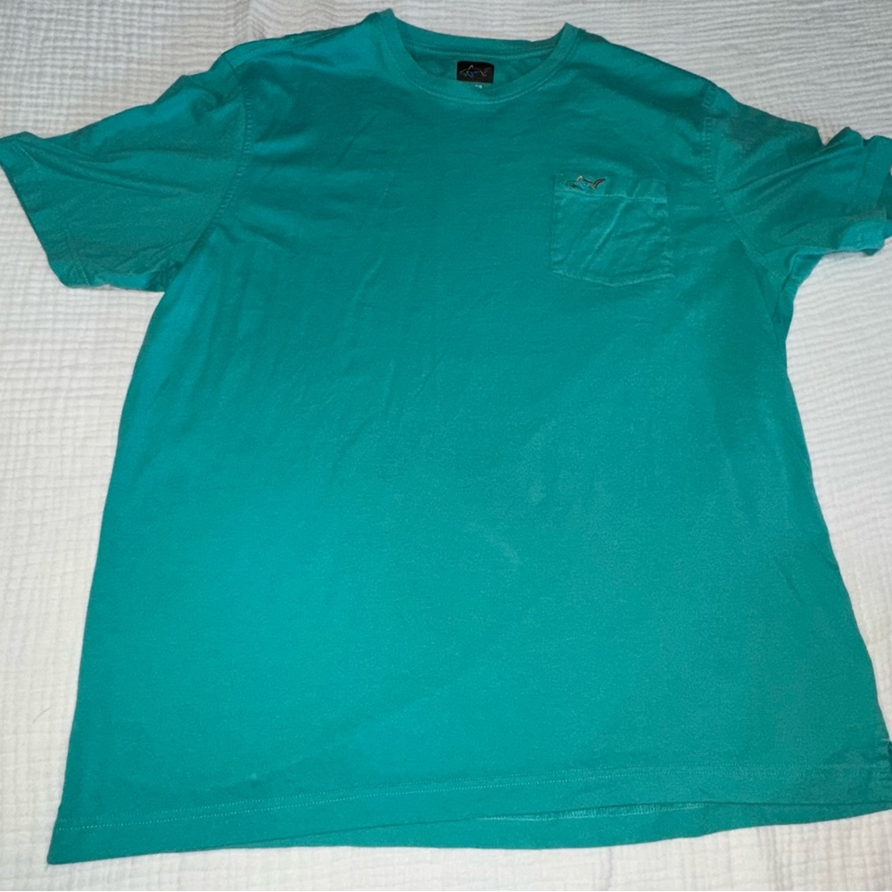 Greg Norman Collection Aqua Short Sleeve Tee‎